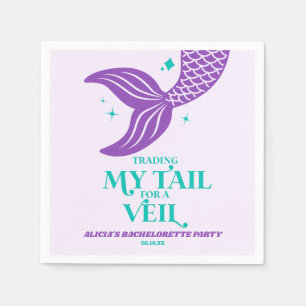 Trading Schwanz For Veil Mermaid Junggeselinnen-Ab Serviette