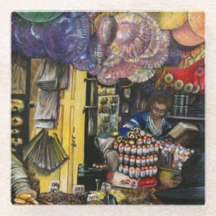 Tradition des alten Handels, Jerusalem Glasuntersetzer