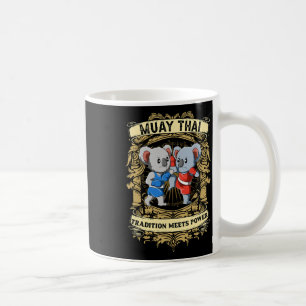 Tradition trifft auf Kraft - Kickboxen und Muay Th Kaffeetasse