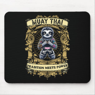 Tradition trifft auf Kraft - Kickboxen und Muay Th Mousepad
