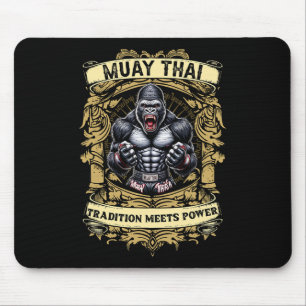 Tradition trifft auf Kraft - Kickboxen und Muay Th Mousepad