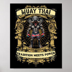 Tradition trifft auf Kraft - Kickboxen und Muay Th Poster