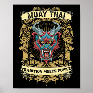 Tradition trifft auf Kraft - Kickboxen und Muay Th Poster