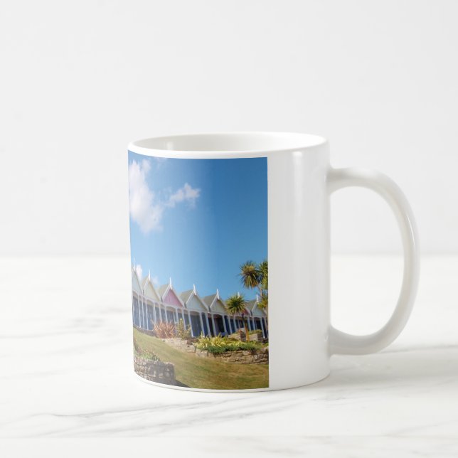Traditional British Beachhuts Tasse (Rechts)