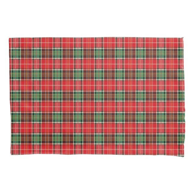Traditional Christmas Plaid Kissenbezug (Vorderseite)