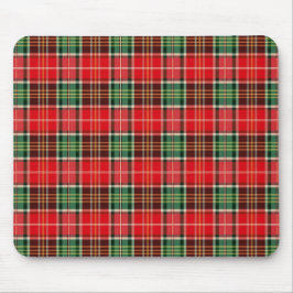 Traditional Christmas Plaid Mousepad