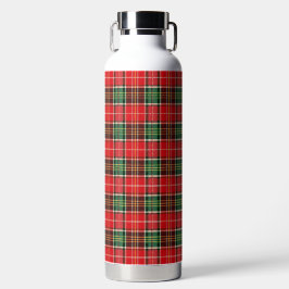 Traditional Christmas Plaid Trinkflasche