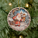 TRADITIONAL CHRISTMAS SANTA CLAUS KERAMIK ORNAMENT<br><div class="desc">TRADITIONELLE CHRISTMAS SANTA CLAUS Keramik</div>