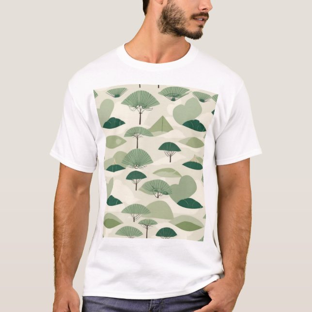 Traditional Japanese Pattern Design 0052 T-Shirt (Vorderseite)