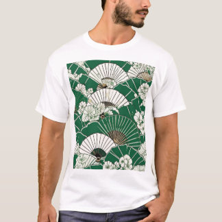 Traditional Japanese Pattern Design - Elegant Asia T-Shirt