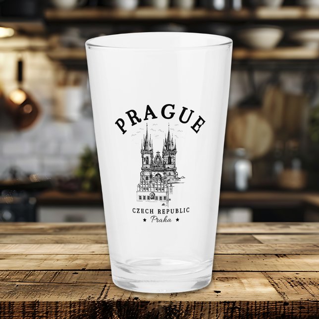 Traditional Landscape of Prague, Czech Republic Glas (Von Creator hochgeladen)