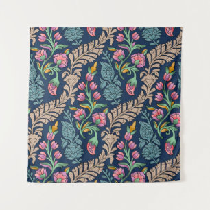 Traditional Mughal Allover Designart,pattern,flora Wandteppich