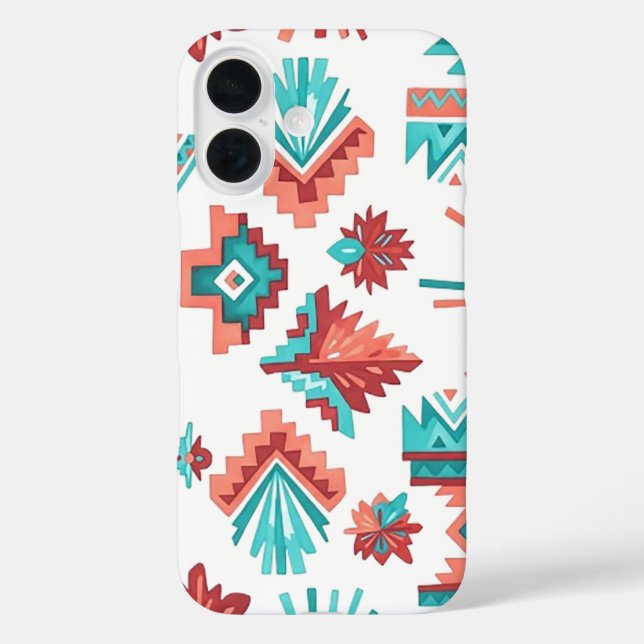 TRADITIONAL NAVAJO INDIAN ART Case-Mate iPhone HÜLLE (Rückseite)