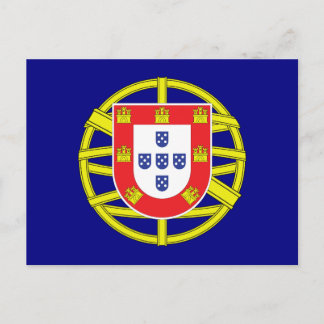 Traditional Portugal Coat of Arms Patriotic Gift Postkarte