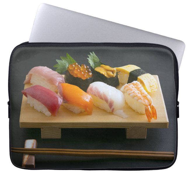 Traditional Sushi Platter – Laptop Sleeve by SUSHI (Vorderseite)
