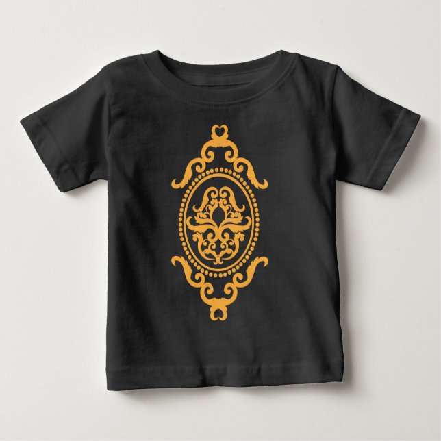 Traditional Tattoo Art Inspired Design Baby T-shirt (Vorderseite)