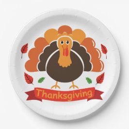 Traditional Thanksgiving Design Pappteller