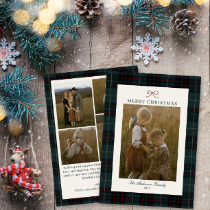 Traditionell chic kariert Weihnachten 5 Foto