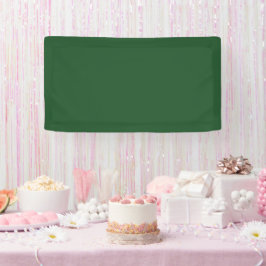 Traditionell - Dunkelgrünes Banner