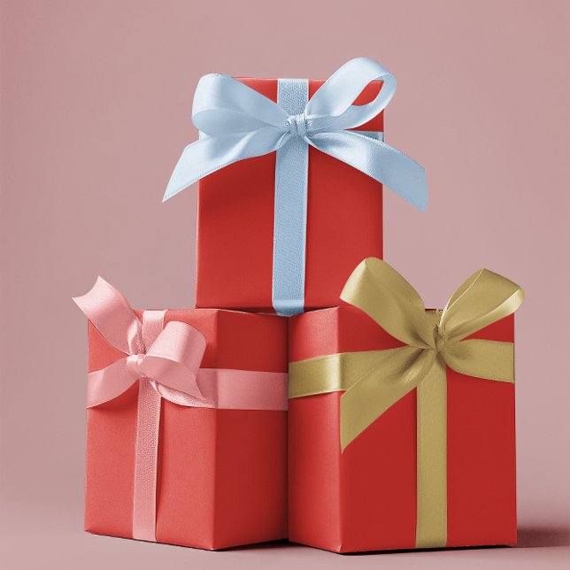 Traditionell - hell rot - Papierblätter Geschenkpapier Set (Von Creator hochgeladen)