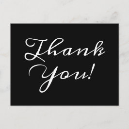 Traditionell, klassisch "Danke!" Postkarte
