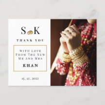 Traditionell & Schick Foto Indische Hochzeit Danke