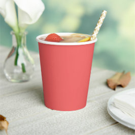 Traditionell - Soft Red Paper Cups Pappbecher