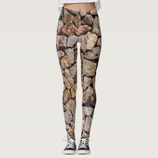 Traditionell zerbrochene Stone Pile Walls Leggings