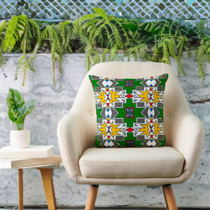 Traditionelle afrikanische Kunst und afrikanische  Kissen