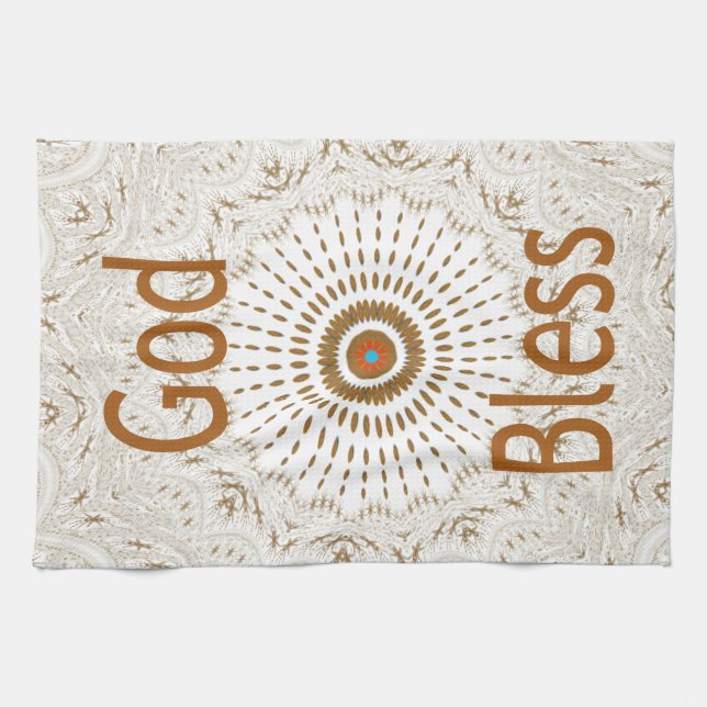 Traditionelle afrikanische Motif Design Art Print Geschirrtuch (Horizontal)