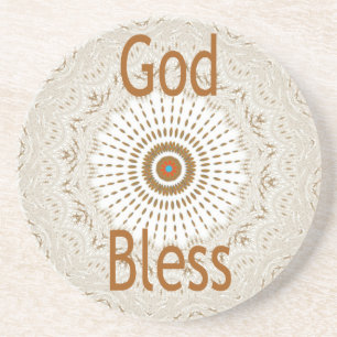 Traditionelle afrikanische Motif Design Art Print Sandstein Untersetzer