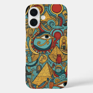 TRADITIONELLE ÄGYPTISCHE KUNST iPhone 16 HÜLLE