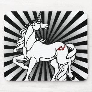 Traditionelle alt.news Einhorn-Auflage Mousepad