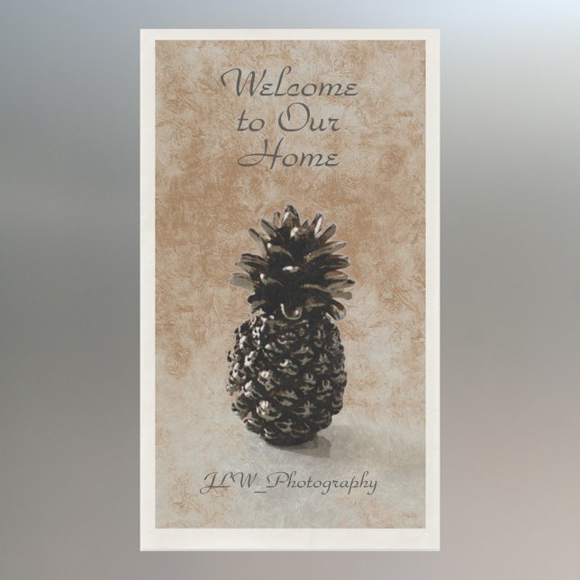 Traditionelle Ananas Begrüßungstan Serviette (Von Creator hochgeladen)