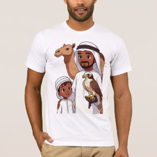 Traditionelle arabische Falkenjagd T-Shirt