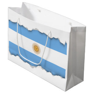 Traditionelle Argentinien-Flagge Große Geschenktüte