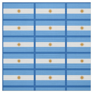 Traditionelle Argentinien-Flagge Stoff