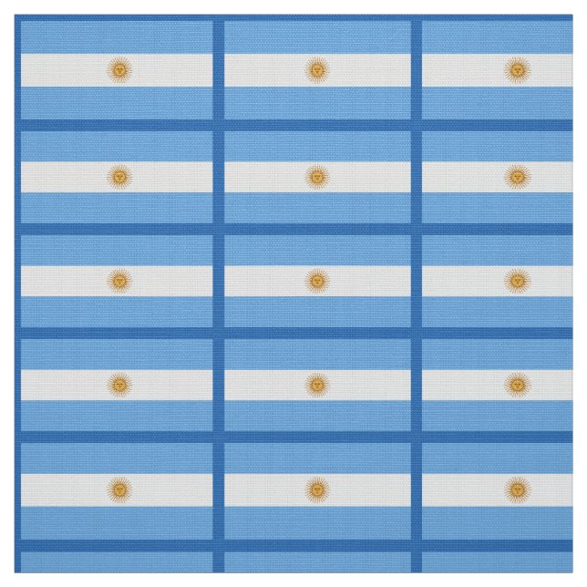 Traditionelle Argentinien-Flagge Stoff (Muster)