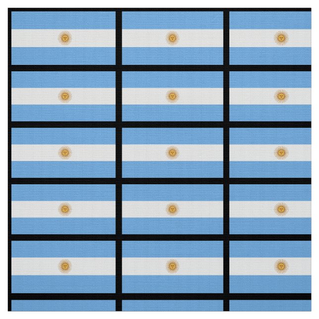 Traditionelle Argentinien-Flagge Stoff (Muster)
