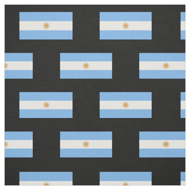 Traditionelle argentinische Flagge Stoff (Muster)