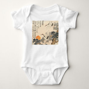 Traditionelle asiatische Malerei: klassische Kunst Baby Strampler