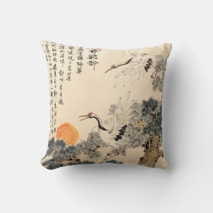 Traditionelle asiatische Malerei: klassische Kunst Kissen