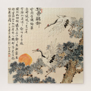 Traditionelle asiatische Malerei: klassische Kunst Puzzle