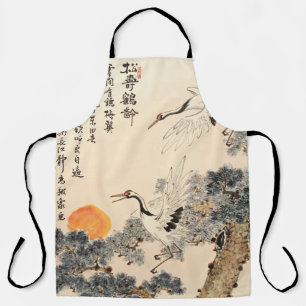 Traditionelle asiatische Malerei: klassische Kunst Schürze