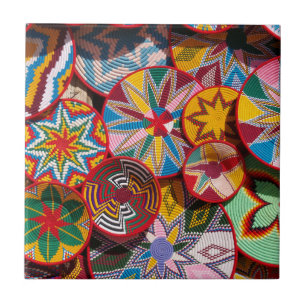 Traditionelle äthiopische Körbe Fliese