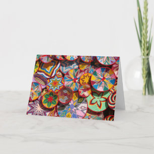 Traditionelle äthiopische Körbe Karte