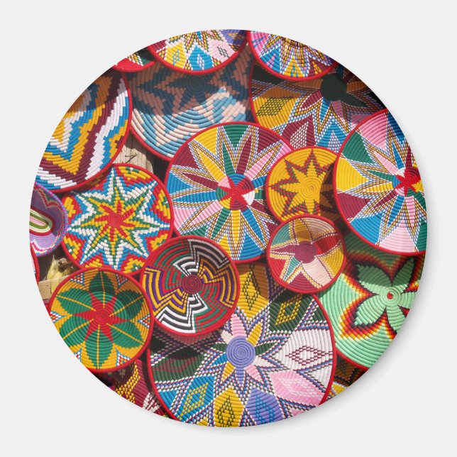 Traditionelle äthiopische Körbe Magnet (Vorne)