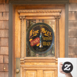 Traditionelle Bar für Real Ale oder Bier Pub Fensteraufkleber