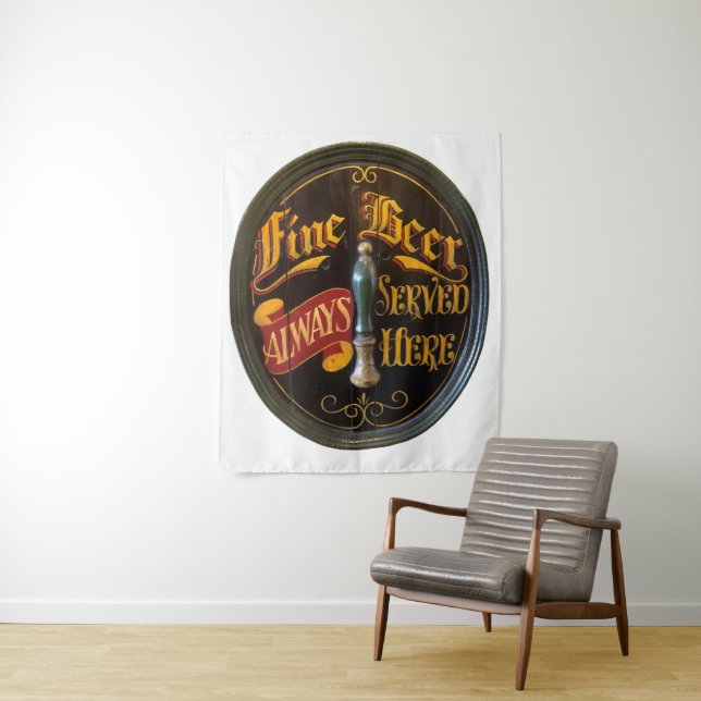 Traditionelle Bar für Real Ale oder Bier Pub Wandteppich (Beispiel)
