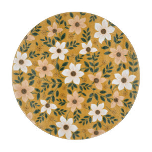 Traditionelle Blume: Muster ohne Muster Schneidebrett